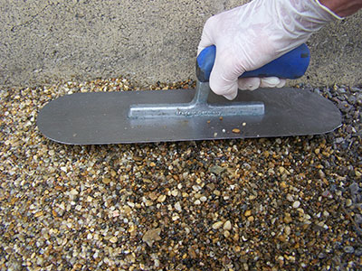  kőburkolatú padló készítése